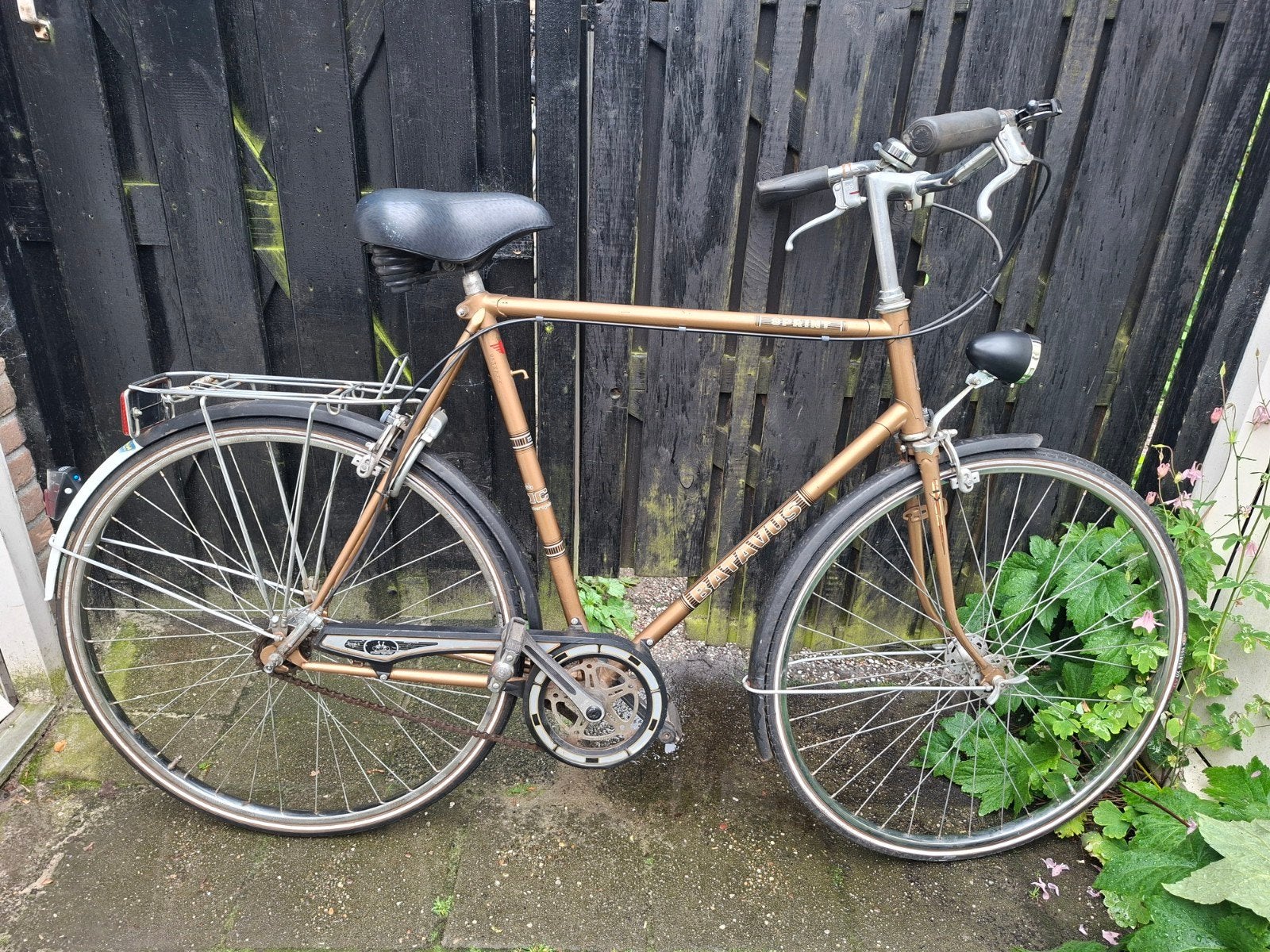 Batavus sprint 28 Inch 3 versnellingen, Fietsen en Brommers, Fietsen | Heren | Herenfietsen, Ophalen, Gebruikt, Velgrem, Versnellingen