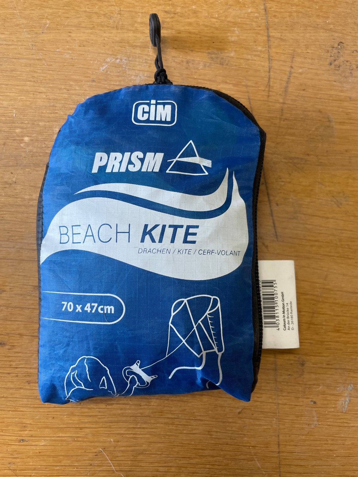CIM Prism Beach Kite - Regenboogkleuren 3 stuks, Ophalen of Verzenden, Nieuw, Eenlijns, Vlieger
