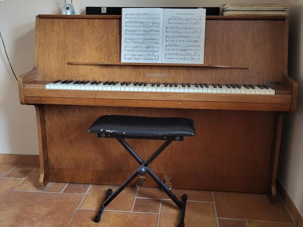 Rippen Piano - Klassiek en Compact, Ophalen, Gebruikt, Bruin, Piano