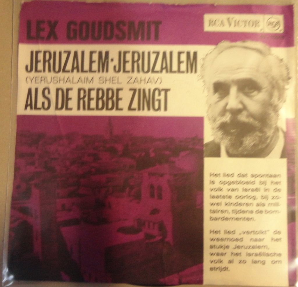 Lex Goudsmit > Jeruzalem Jeruzalem, Ophalen of Verzenden, Gebruikt, 7 inch, Nederlandstalig