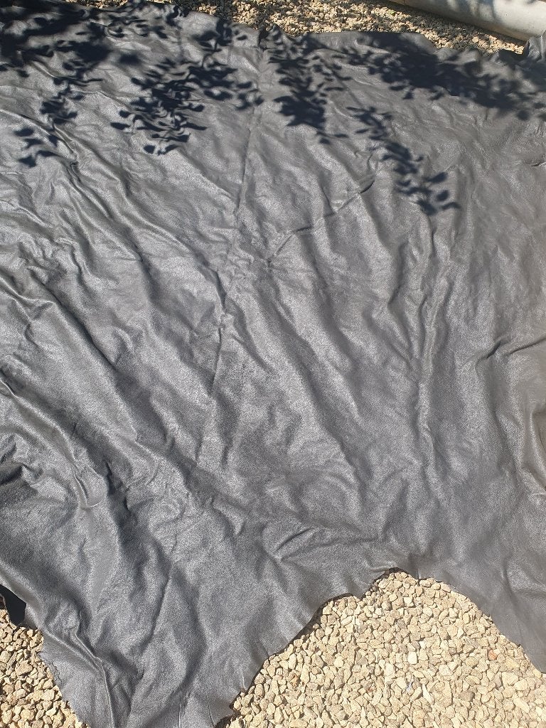 hele koeienhuid echt leer, Hobby en Vrije tijd, Bruin, 120 cm of meer, Leer of Kunstleer, Ophalen of Verzenden