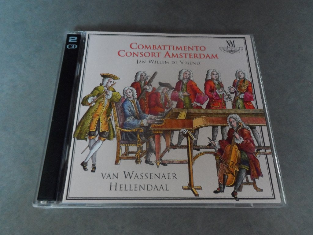 Van Wassenaer, Hellendaal, Combattimento Consort A'dam - 2CD, Verzenden, Barok, Gebruikt