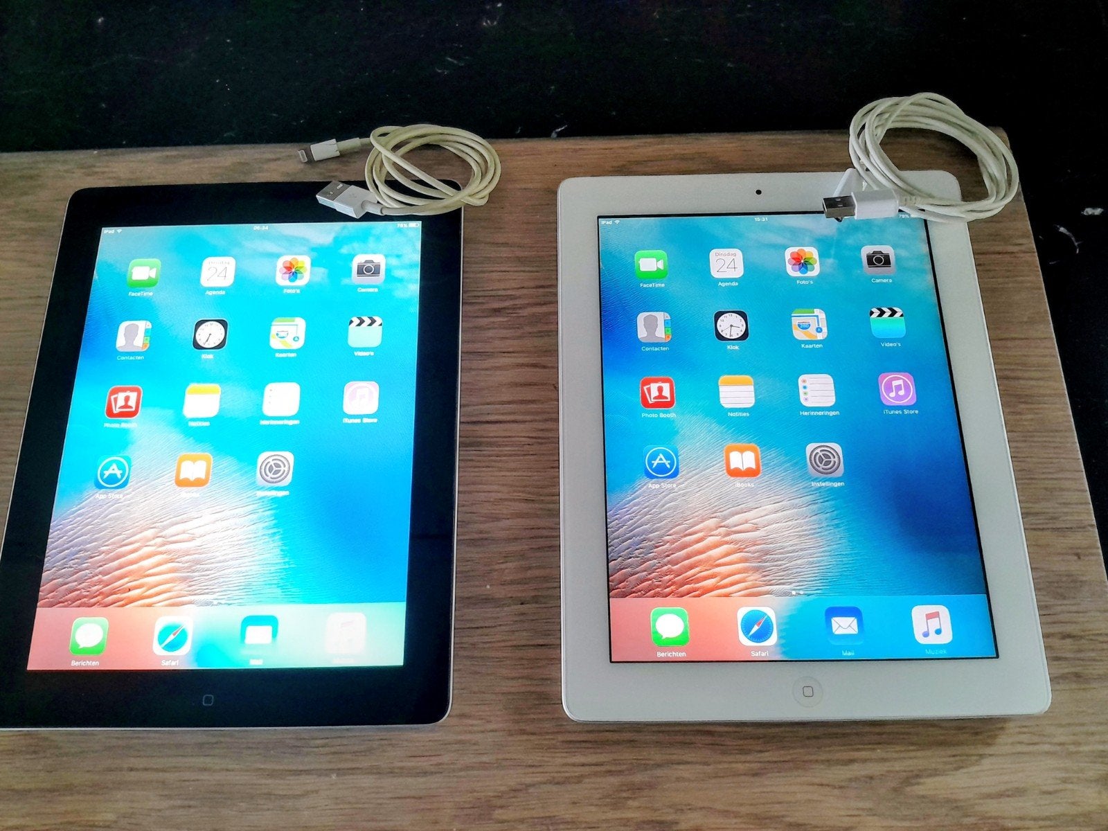 iPads 2e generatie – 16GB (zwart & wit), Computers en Software, Apple iPads, 10 inch, Gebruikt, Apple iPad, Wit