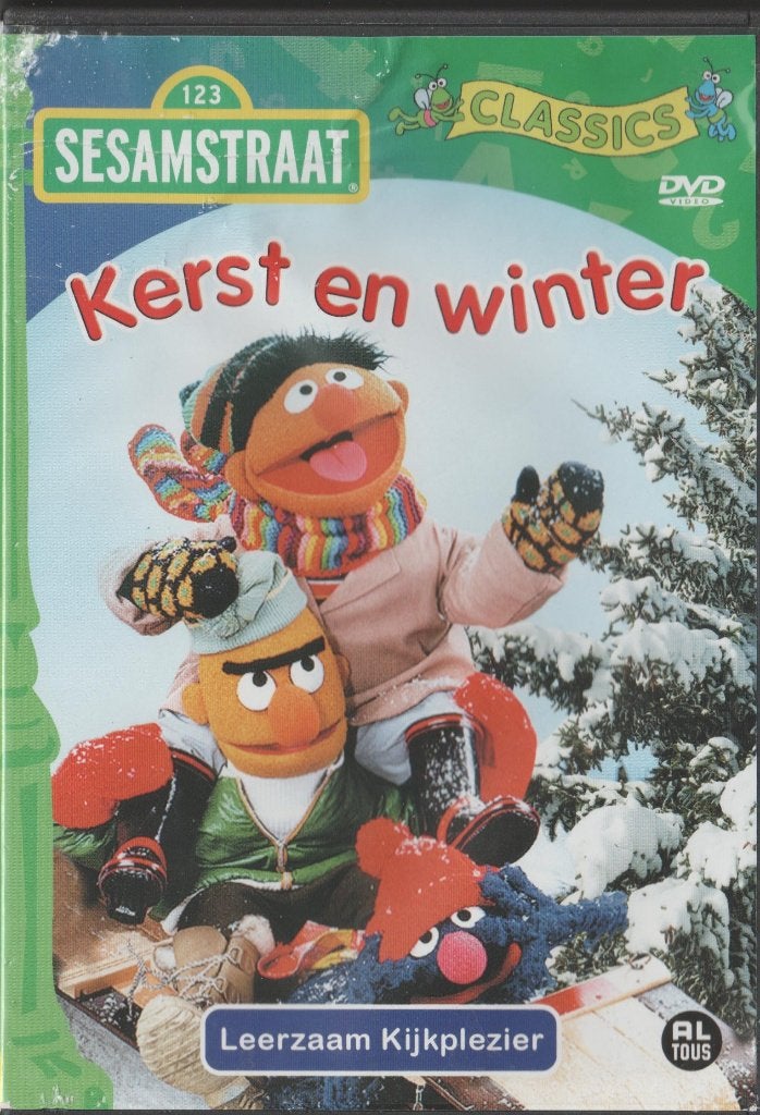 23) Sesamstraat: Kerst en Winter, Gebruikt, Tekenfilm, Ophalen of Verzenden, Alle leeftijden