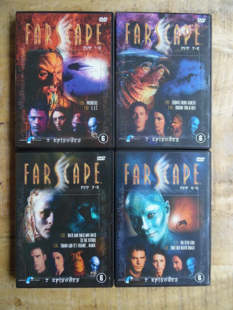 SF AVONTUUR SPEKTAKEL - FARSCAPE 4 DVD SET, Cd's en Dvd's, Alle leeftijden, Ophalen of Verzenden, Gebruikt, Overige gebieden