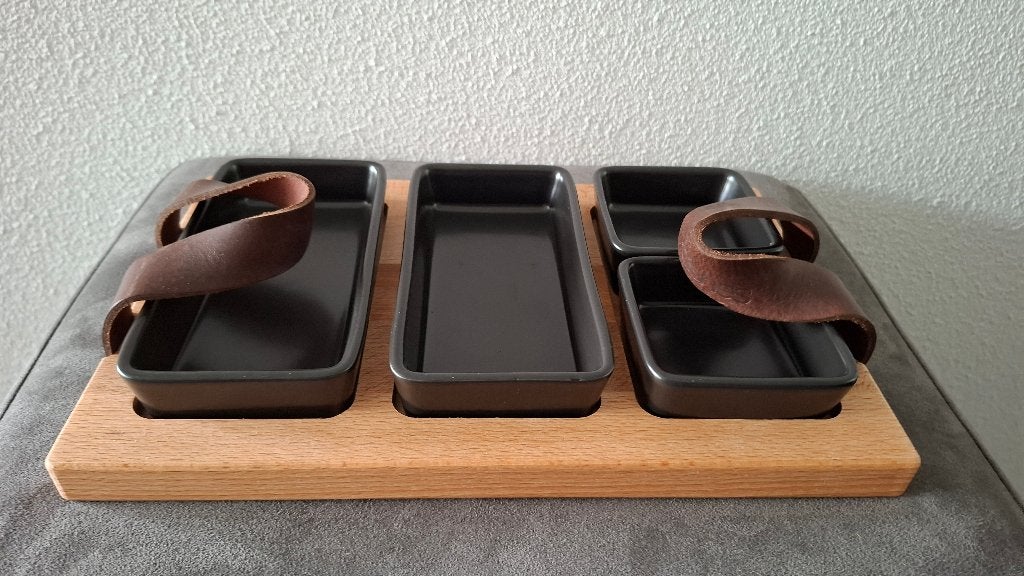 Bowls and Dishes Houten Serveertray., Nieuw, Ophalen of Verzenden, Dienblad, Rechthoekig