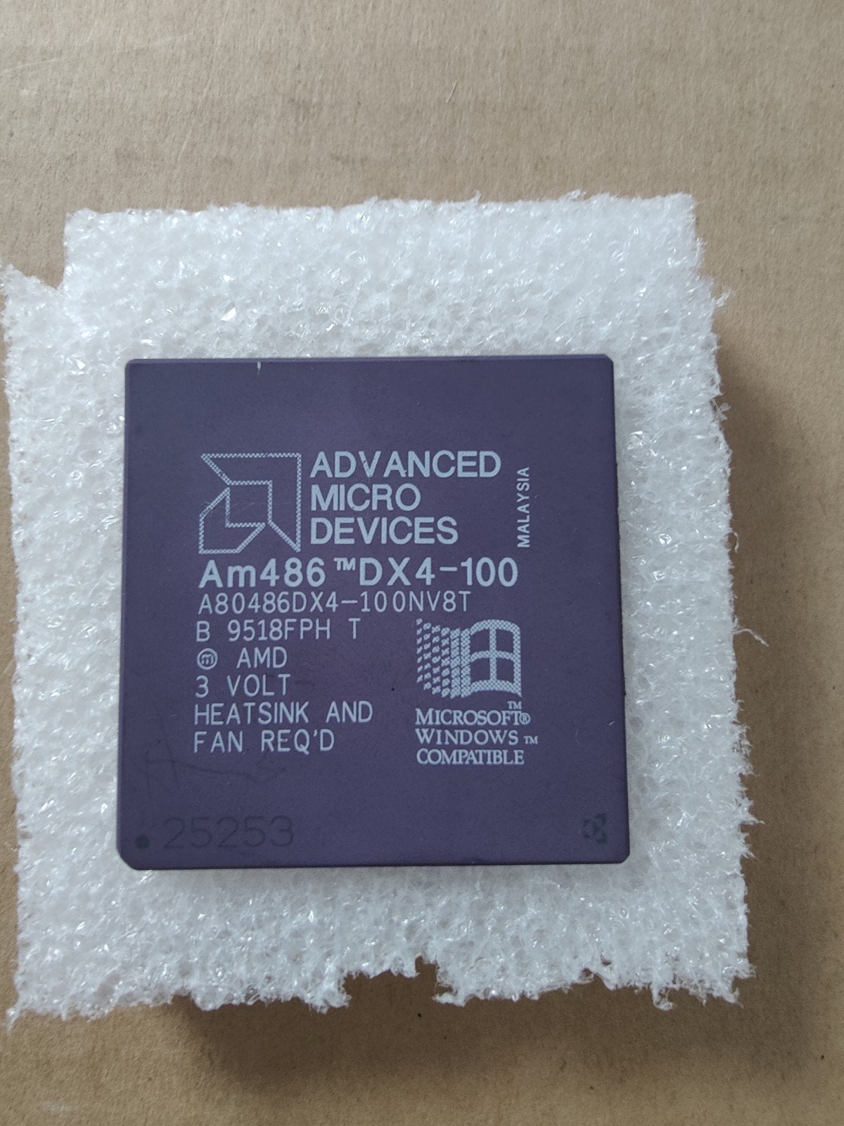 AMD Am486 DX4-100 Processor - Vintage CPU, Computers en Software, Socket 3, Gebruikt, 4-core, AMD Am486 DX4-100