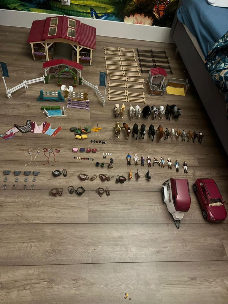 Groot Schleich set, Verzamelen, Speelgoed, Zo goed als nieuw, Ophalen of Verzenden