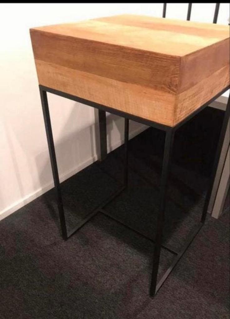Mooie bartafel, Ophalen of Verzenden, Zo goed als nieuw, Rechthoekig, Hout
