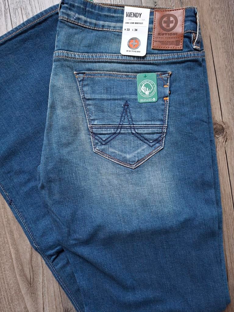 KUYICHI Wendy bootcut jeans W33 L34, Kleding | Dames, Spijkerbroeken en Jeans, Blauw, KUYICHI, Nieuw, Ophalen of Verzenden