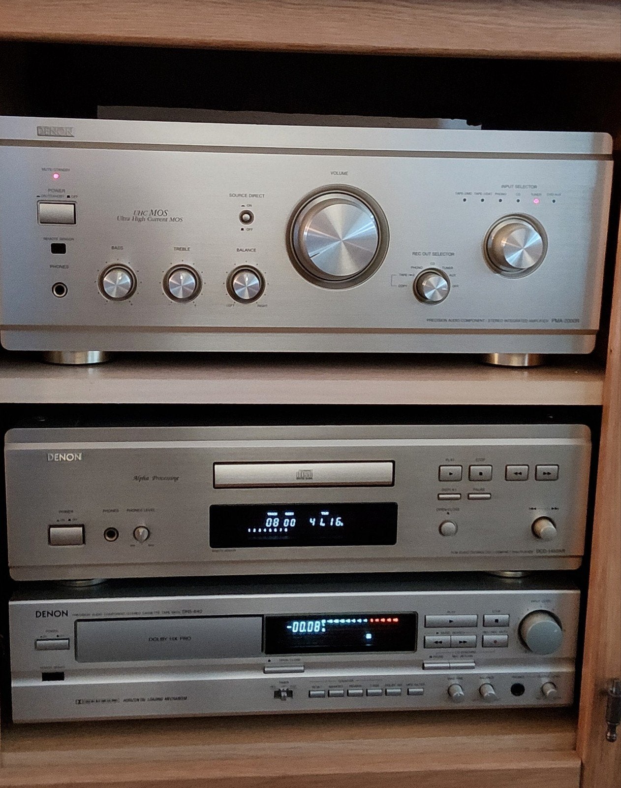 Denon PMA 2000 r pma 2000r vaste prijs!!, Ophalen, Denon, Zo goed als nieuw, 120 watt of meer