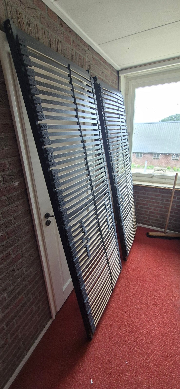 2 lattenbodems 80 x 220, Ophalen, Eenpersoons, 220 cm, 80 cm