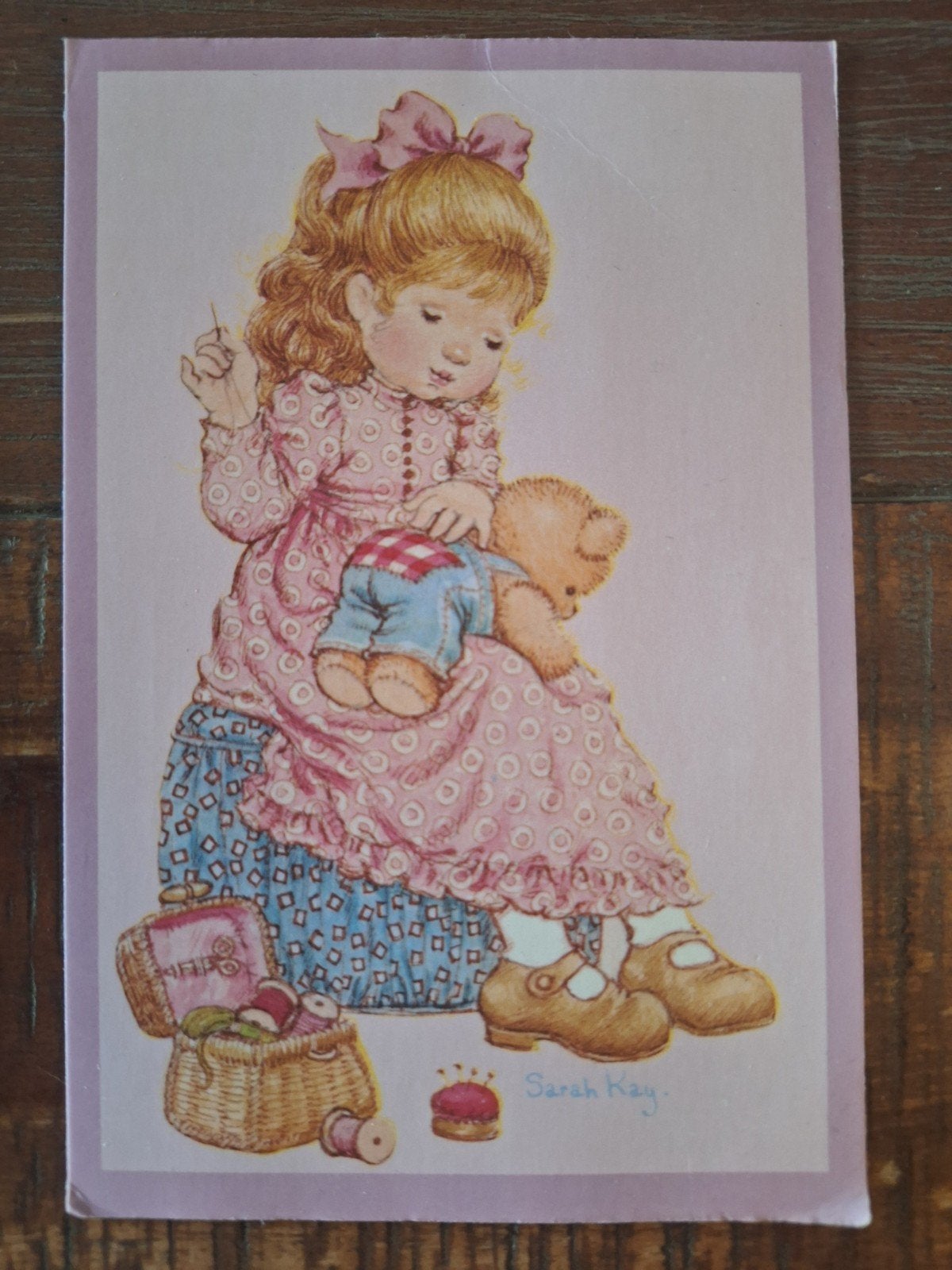 Vintage Ansichtkaart - Sarah Kay, Ophalen of Verzenden, Gelopen, Kinderen