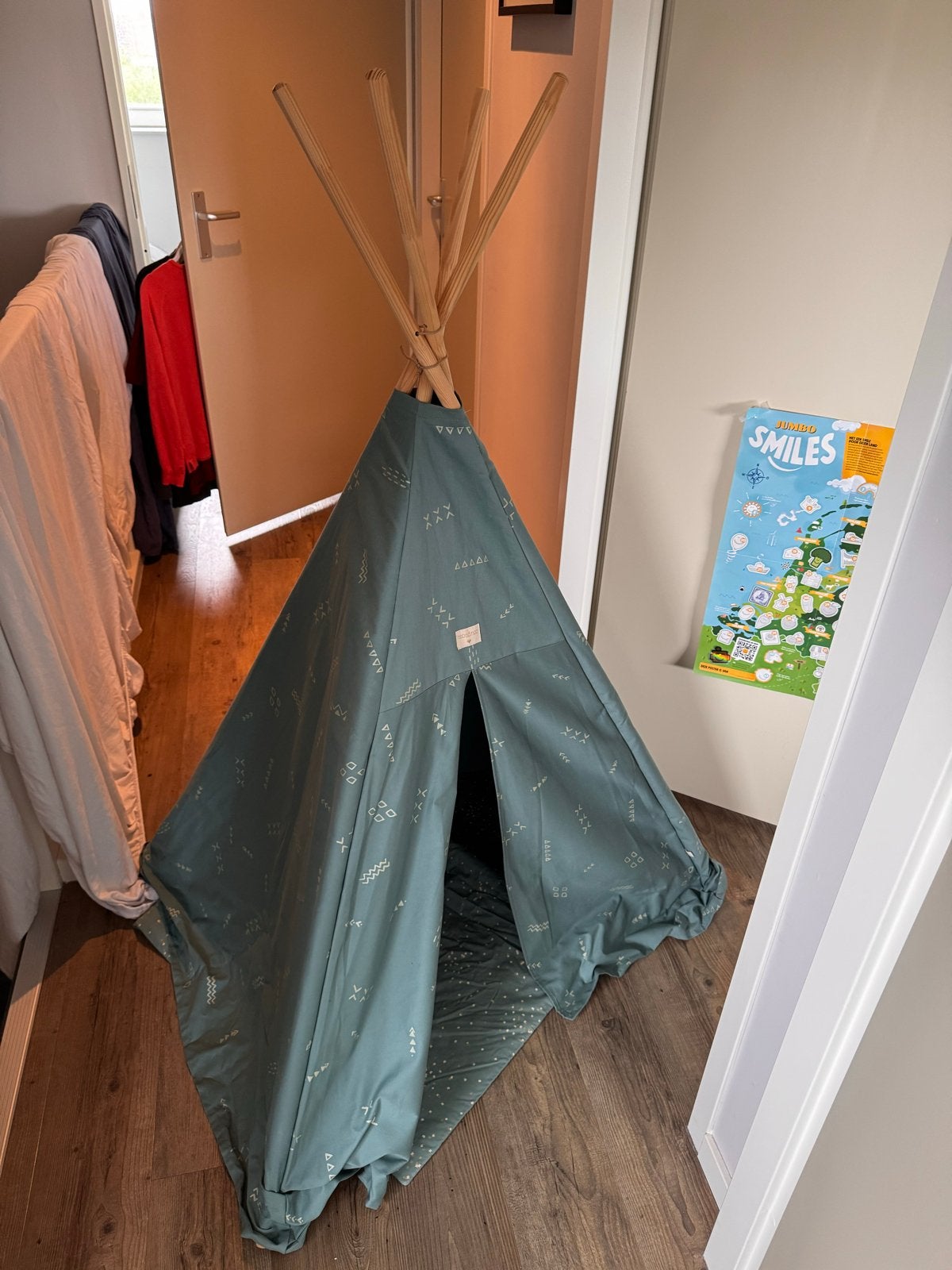 Nobodinoz tipi tent voor kinderen - Zo goed als nieuw, Ophalen of Verzenden, Zo goed als nieuw, Overige materialen