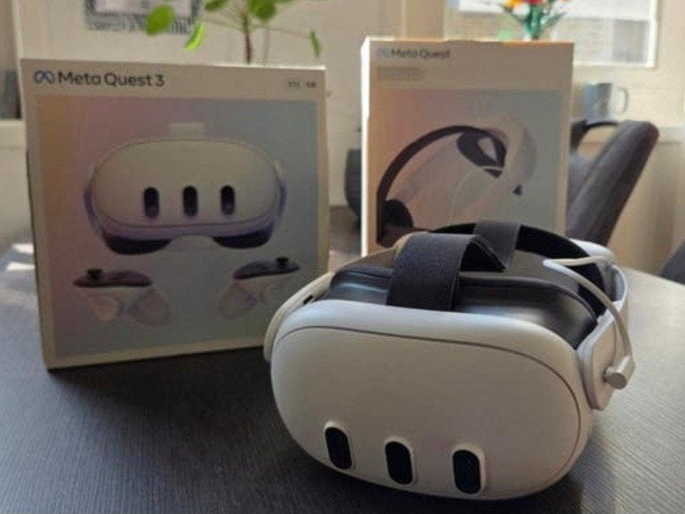 Meta Quest 3*512GB+Elite Strap+batt upgraded"475€ lastprice!, Spelcomputers en Games, Virtual Reality, Zo goed als nieuw, VR-bril