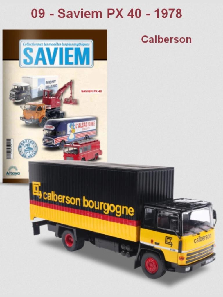 Saviem PX 40 Calberson 1978 1/43 serie Saviem ALTAYA # 9, Verzenden, Nieuw, Bus of Vrachtwagen, Overige merken