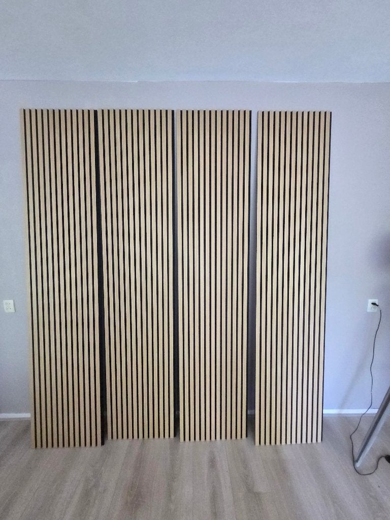 4 nieuwe licht-eiken akupanelen, Ophalen, Nieuw, Overige materialen, Minder dan 20 mm