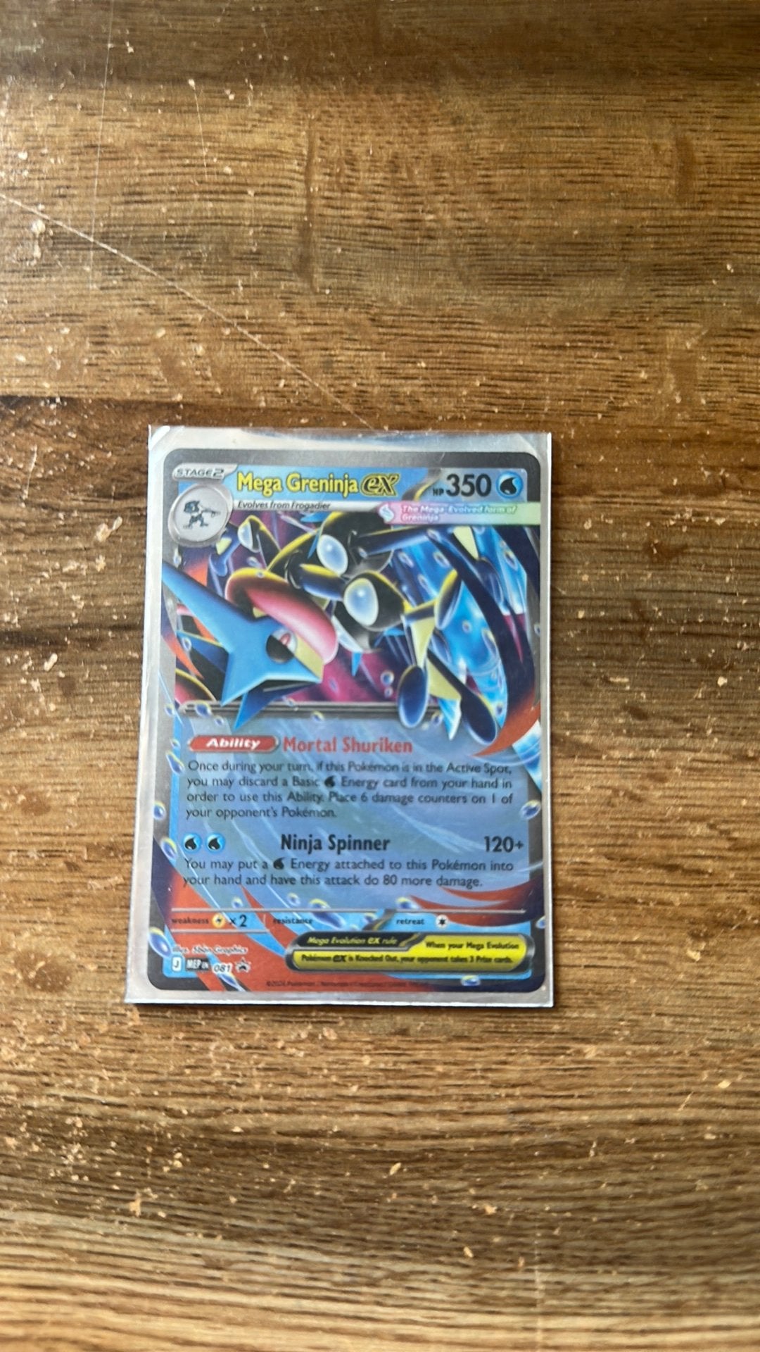 Mega Greninja EX., Ophalen, Zo goed als nieuw