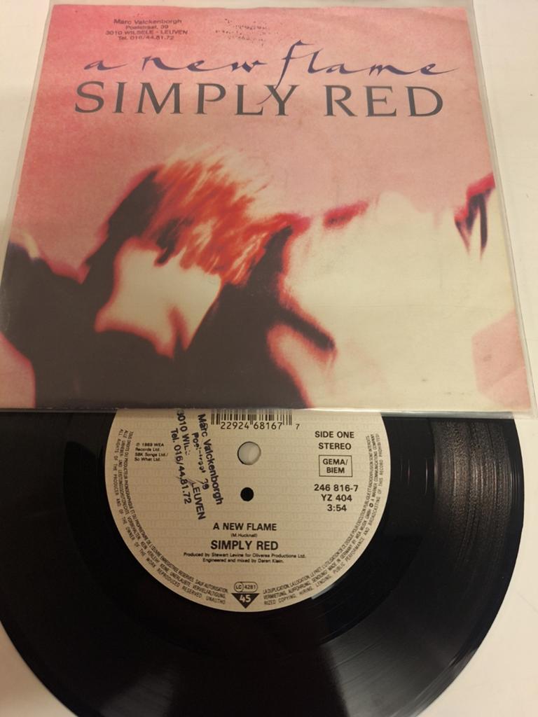 Simply Red - A New Flame, 1989., Fotohoes, Verzenden, 7 inch