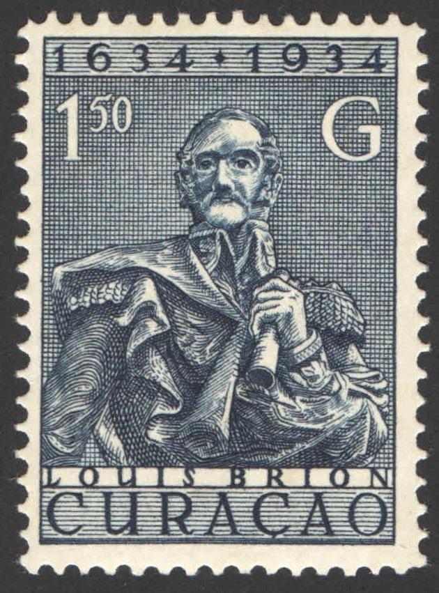 Curacao NVPH nr 119 ongebruikt Vestiging Gezag 1934, Postzegels en Munten, Ophalen of Verzenden, Postfris