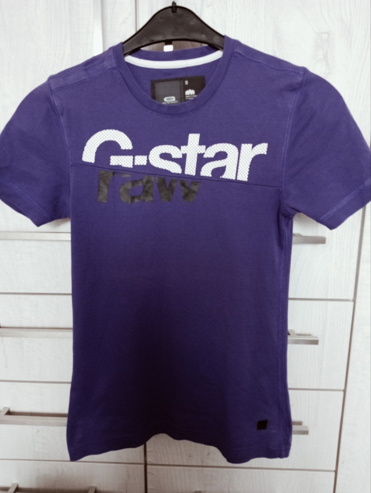 G-Star shirt zeer goede staat maat S, Kleding | Heren, T-shirts, G-Star Raw, Paars, Ophalen of Verzenden, Zo goed als nieuw