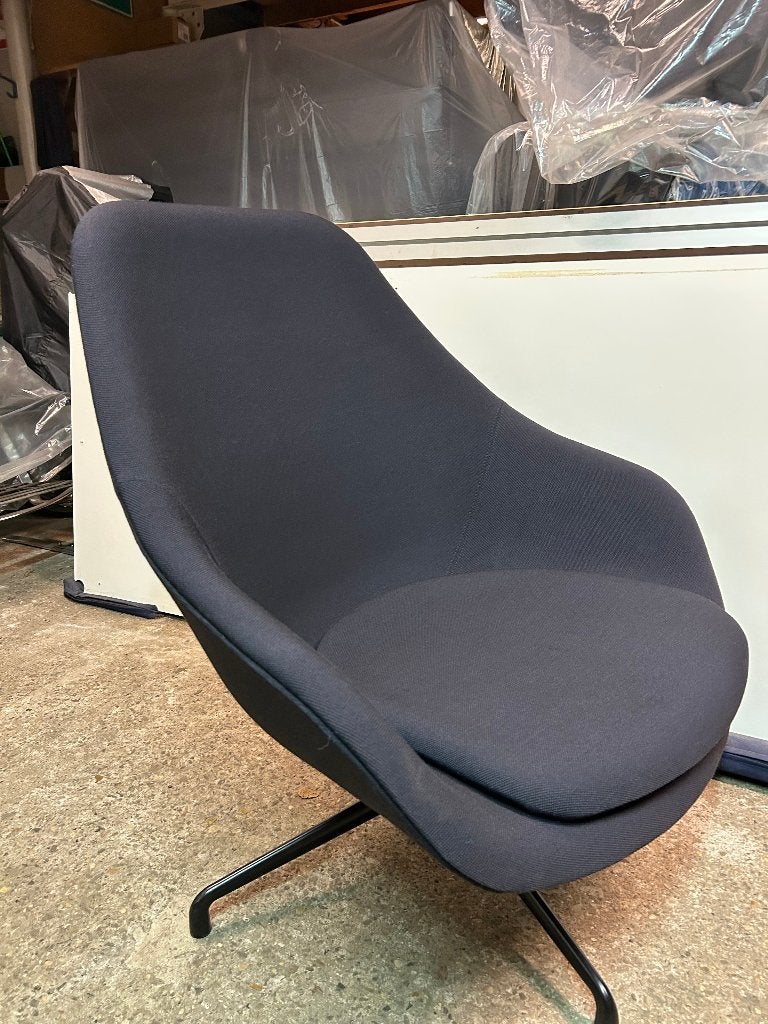 2 Hay AAL91 91 stoel fauteuil design modern zwart, Huis en Inrichting, Ophalen, 75 tot 100 cm, Nvt, Stof