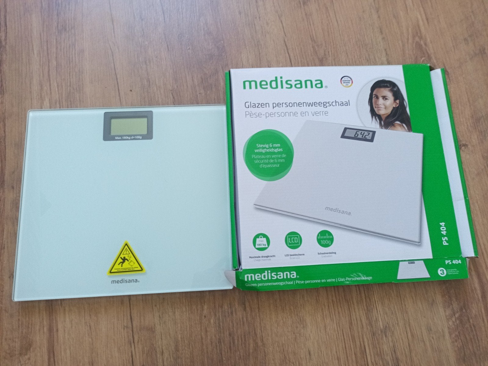 Medisana PS 404 Personenweegschaal - Zo goed als nieuw, Witgoed en Apparatuur, Weegschalen, Ophalen, 1 tot 500 gram, 100 kg of meer