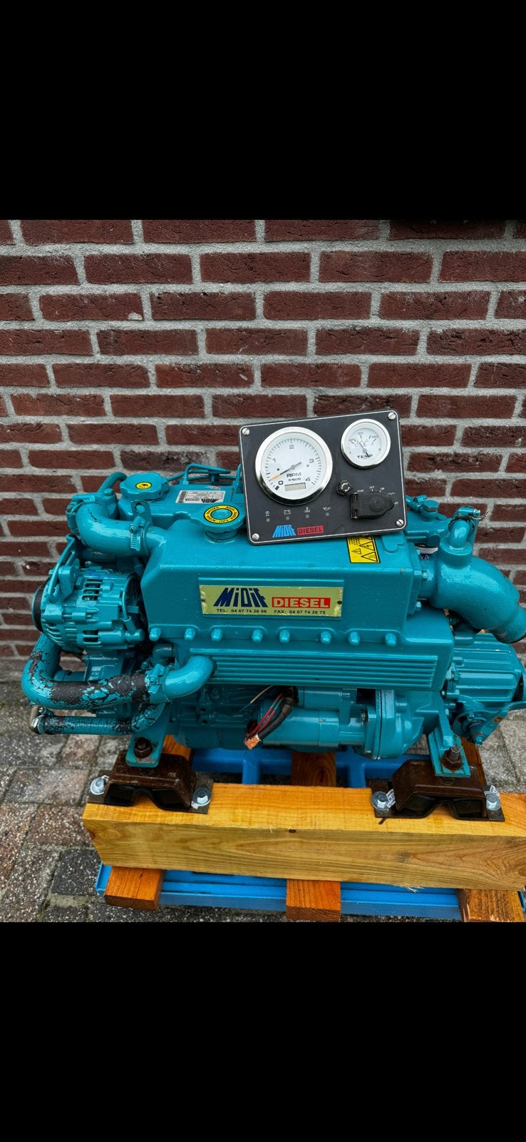 Midif vetus Mitsubishi izgst 260 u, Watersport en Boten, Buiten- en Binnenboordmotoren, Ophalen, Zo goed als nieuw, Diesel, 30 pk of meer