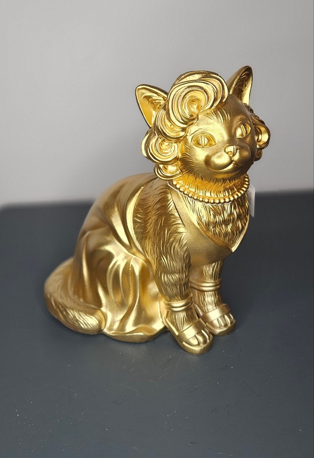 Beeldje kat "Monroe" H.25cm, Ophalen of Verzenden, Nieuw, Dier