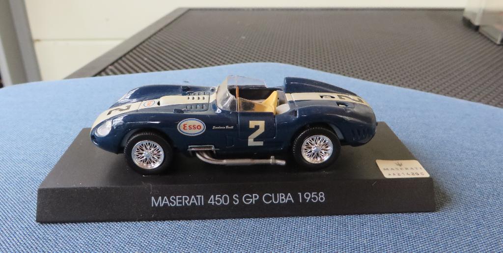 Grani & Partners Maserati 450 S GP CUBA 1958, Ophalen of Verzenden, Zo goed als nieuw, Auto, Overige merken