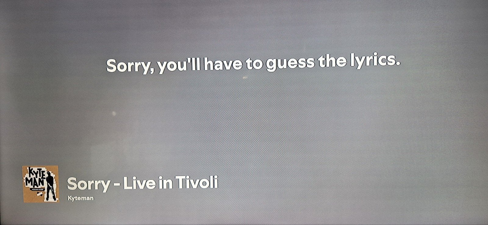 Sorry, Ophalen