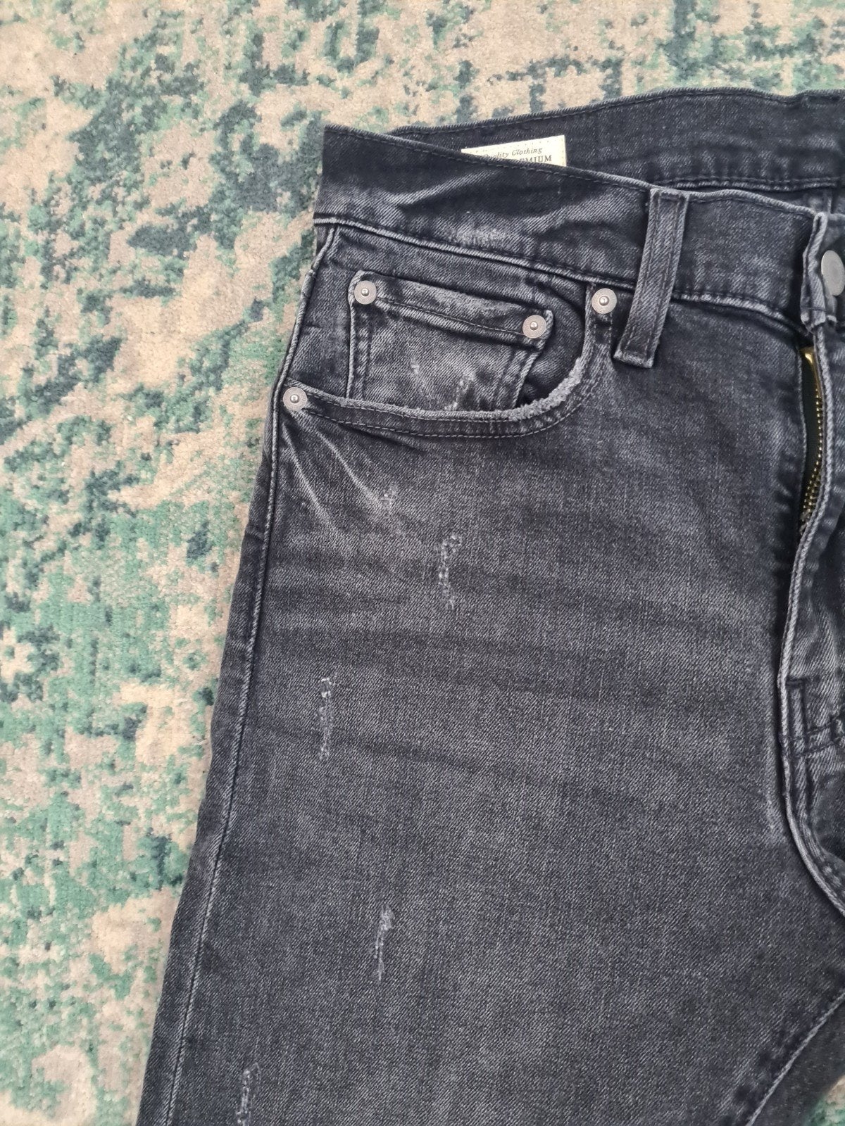 Levi’s straight fit W32 L28  Dames Tulsi3228 High-rise, Zwart, W32 (confectie 46) of kleiner, Ophalen of Verzenden, Zo goed als nieuw