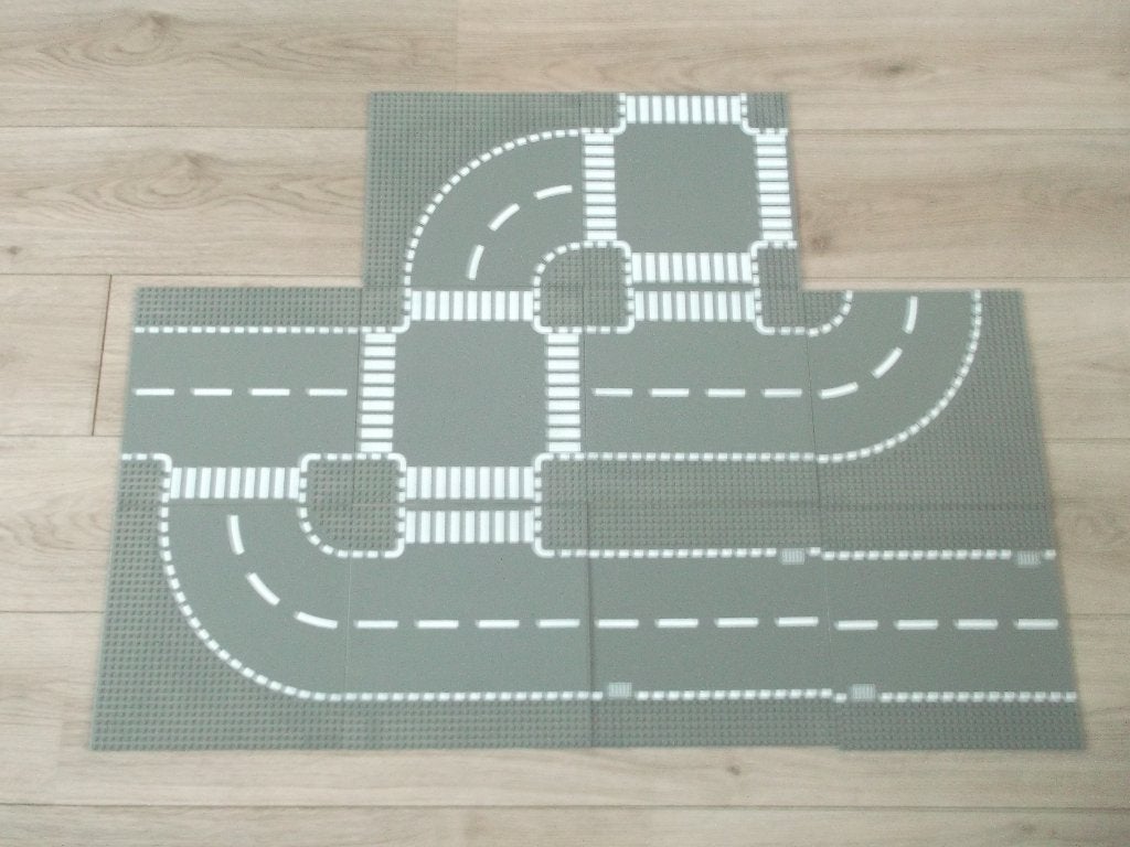 lego 10 wegenplaten, Kinderen en Baby's, Speelgoed | Duplo en Lego, Ophalen of Verzenden, Gebruikt, Grondplaat, Lego