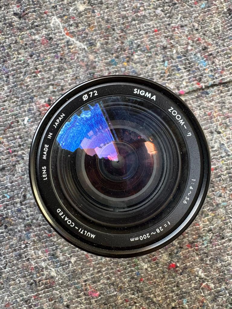 Sigma Zoom-Z 28-200mm f/4-5.6 Multi-Coated Lens, Ophalen of Verzenden, Gebruikt, Standaardlens, Zoom
