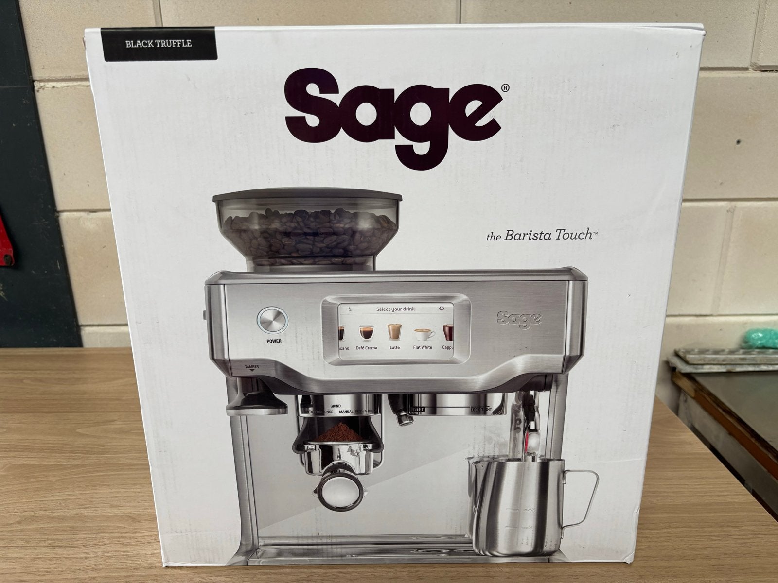 Sage The Barista Touch SES880BTR Espressomachine, Afneembaar waterreservoir, Espresso apparaat, Nieuw, 2 tot 4 kopjes