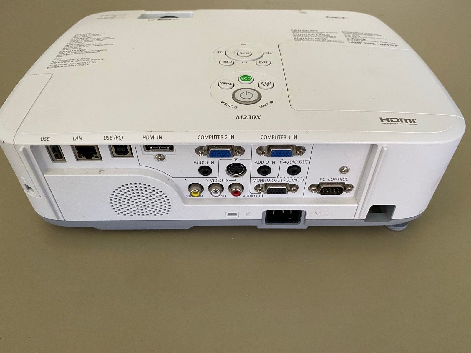 NEC Beamer met HDMI, Audio, Tv en Foto, Beamers, Ophalen, Gebruikt, Overige technologieën, Overige resoluties