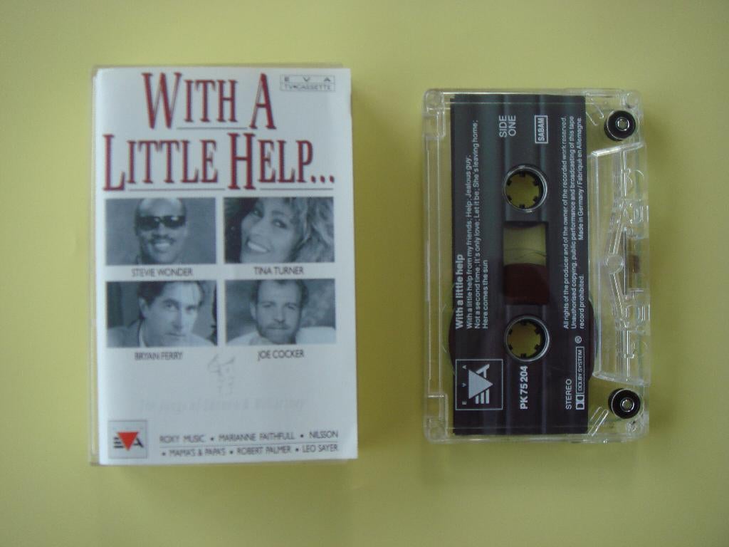 Cassettebandje With a Little Help.... Beatles covers, 1 bandje, Ophalen of Verzenden, Zo goed als nieuw, Origineel