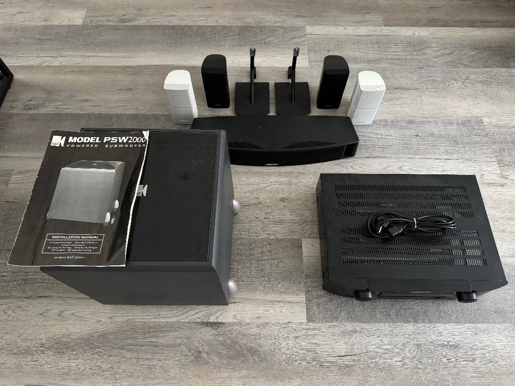 Bose VCS-10 & Acoustimass Surroundset, Gebruikt, Geschikt voor surround/home cinema, Ophalen of Verzenden, 60 tot 120 watt