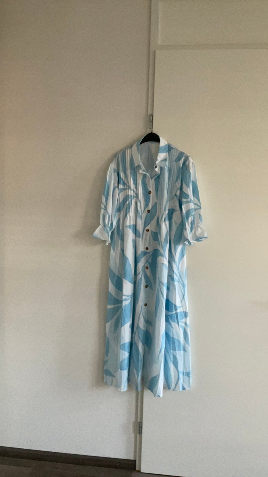 Lange jurk! Maat 42. Nieuw, Blauw, Maat 42/44 (L), Nieuw, Ophalen of Verzenden