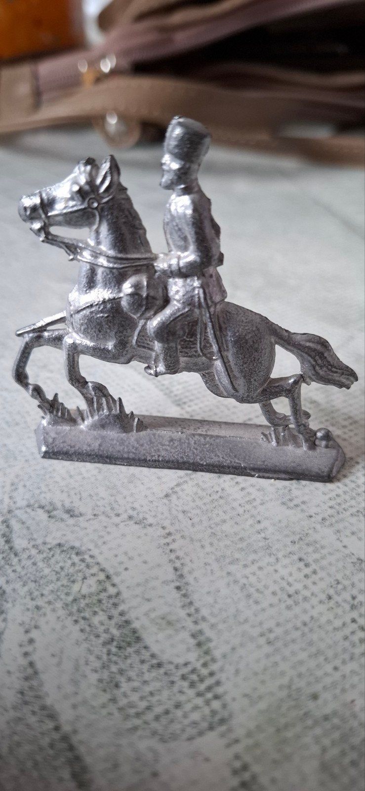 Tinnen of loden cavalerie soldaat, Ophalen of Verzenden