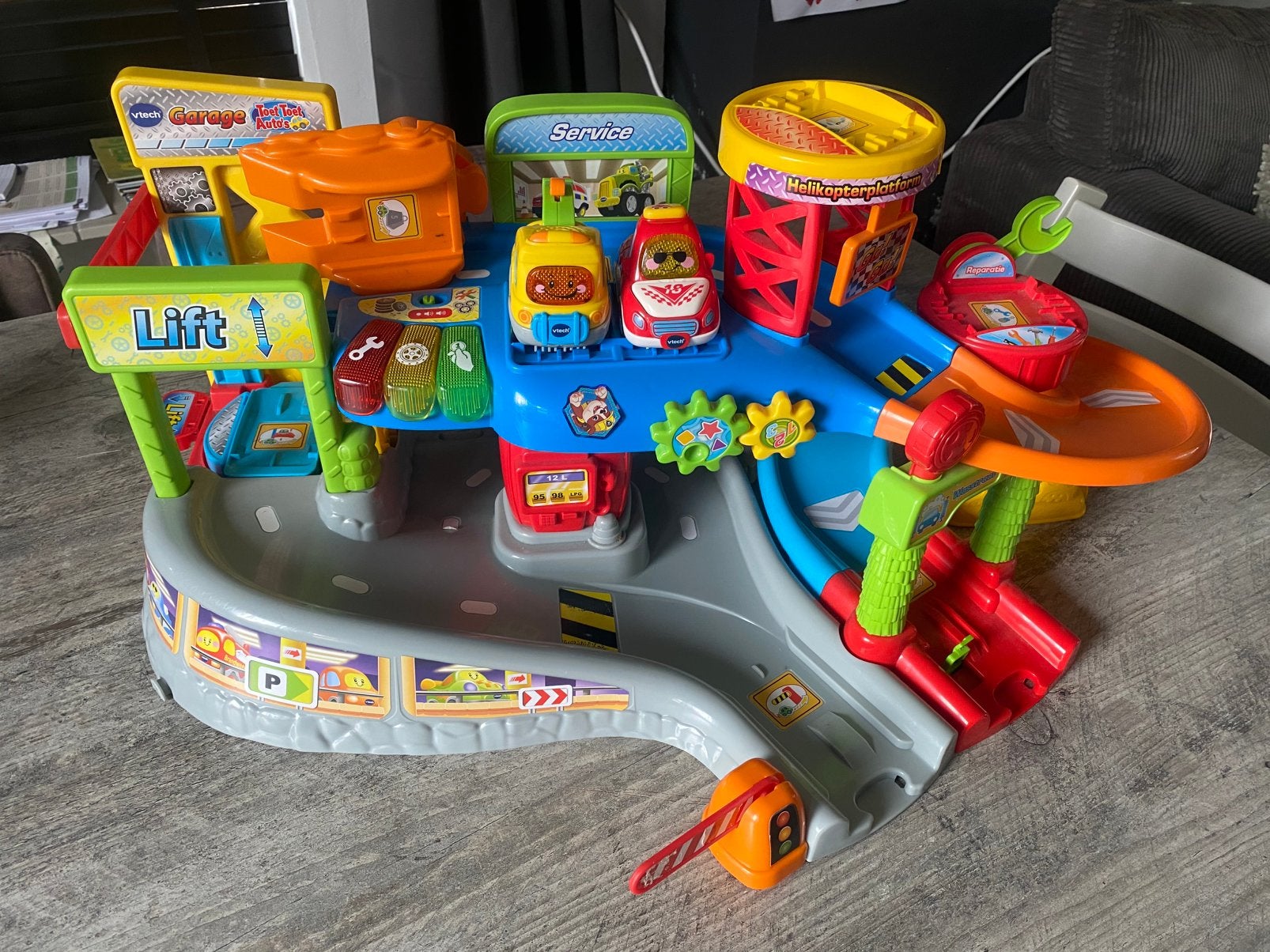 VTech - Toet Toet Auto's - Garage, Ophalen, Zo goed als nieuw, Handmatig, Overige merken