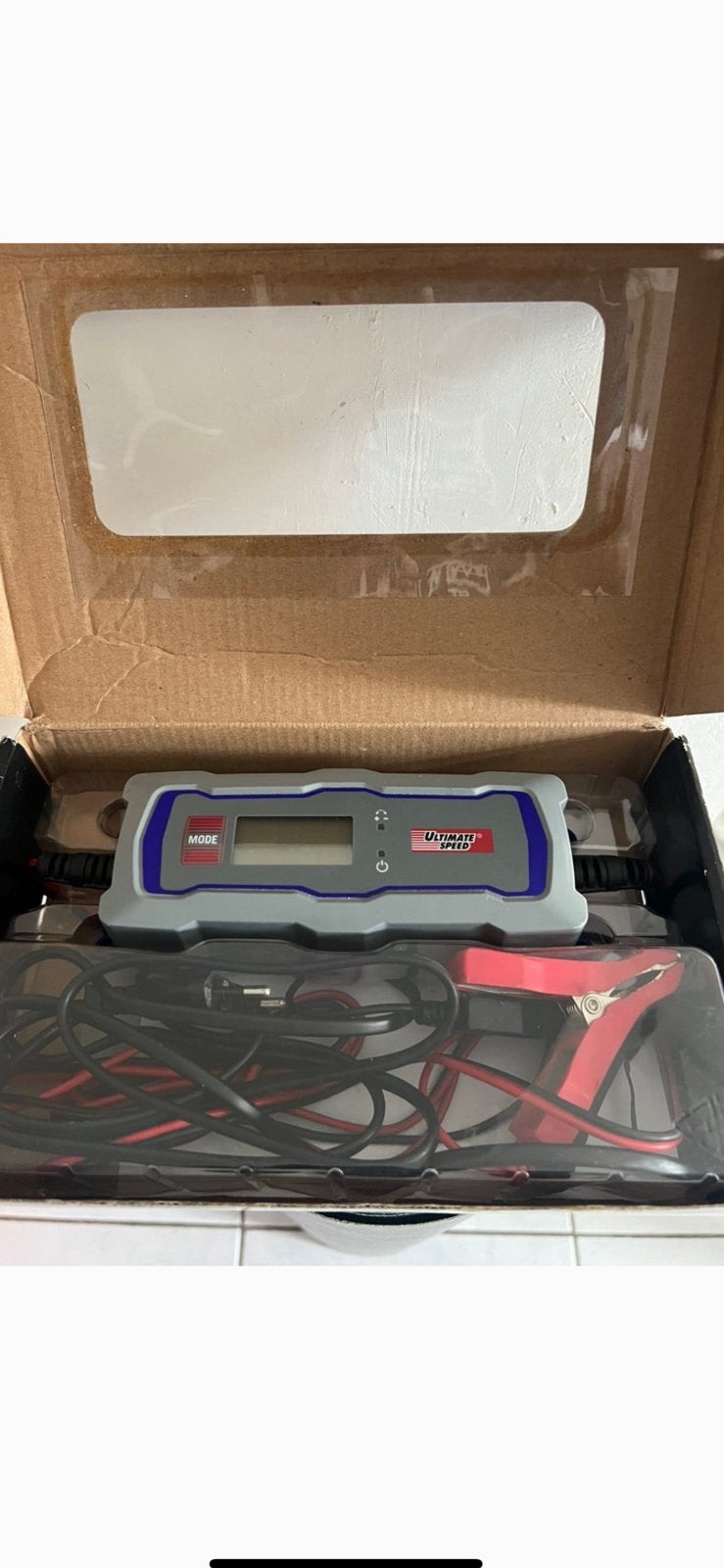 Ultimate Speed ULGD 3.8 A1 Acculader Auto en Motor 12V/6V, Gebruikt