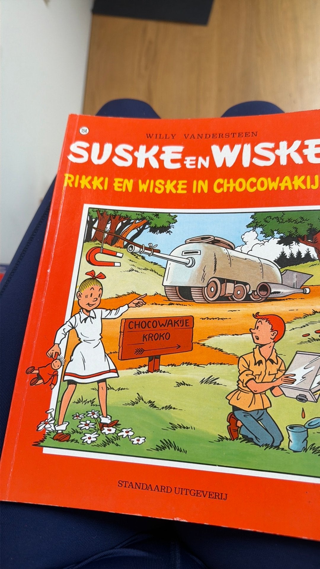 Suske en Wiske: Rikki en Wiske in Chocowakije (nr. 154), Boeken, Stripboeken, Willy Vandersteen, Eén stripboek, Ophalen of Verzenden