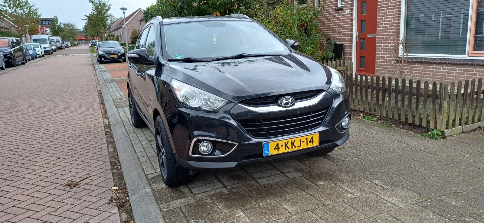 Hyundai iX35 2.0 I Cvvt 2WD 2010 Zwart, Auto's, 1998 cc, 4 cilinders, 727 kg, 75 €/maand