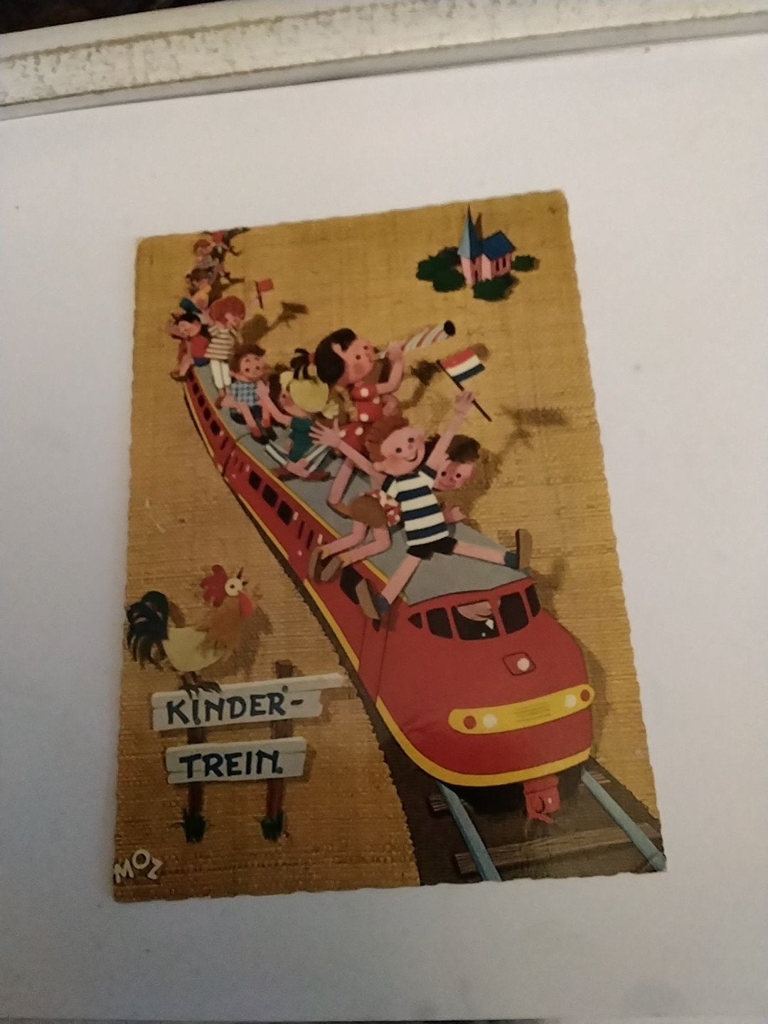 Oude ansichtkaart: Kinder-Trein 125 jaar Spoorwegen, Verzamelen, Ophalen of Verzenden