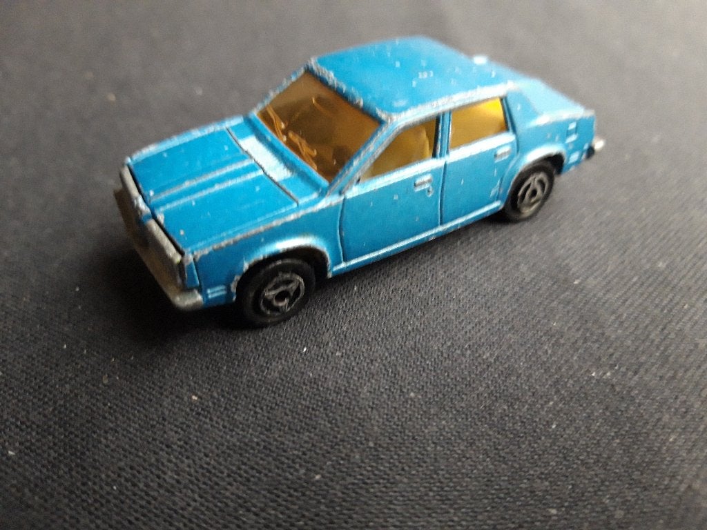Oldsmobile blauw met trekhaak, Majorette 1:75 , 3-inch model, Ophalen of Verzenden, Gebruikt, Auto
