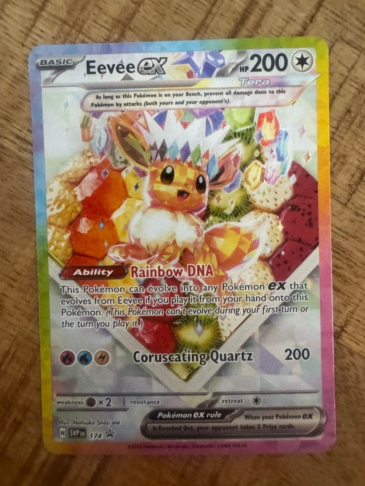Pokémon Eevee EX Tera SVIP 174/174 Full Art Kaart, Hobby en Vrije tijd, Verzamelkaartspellen | Pokémon, Ophalen of Verzenden, Zo goed als nieuw