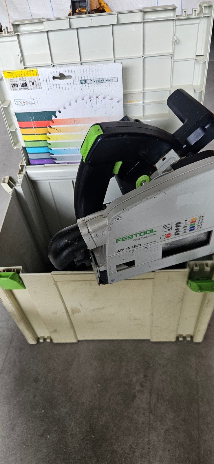 Festool invalzaag ATF55EB/1  met koffer , bieden, Ophalen, Gebruikt, Invalzaag, 30 tot 70 mm