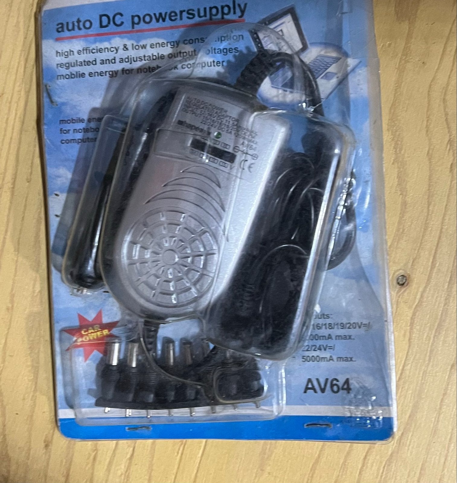 Hape Auto DC Voeding - Universele Laptop Adapter ( nieuw), Ophalen of Verzenden, Nieuw