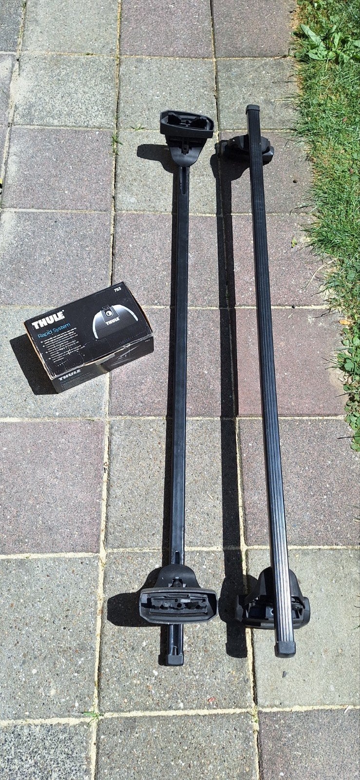 Thule Rapid System 753 dakdragerset, Ophalen, Gebruikt